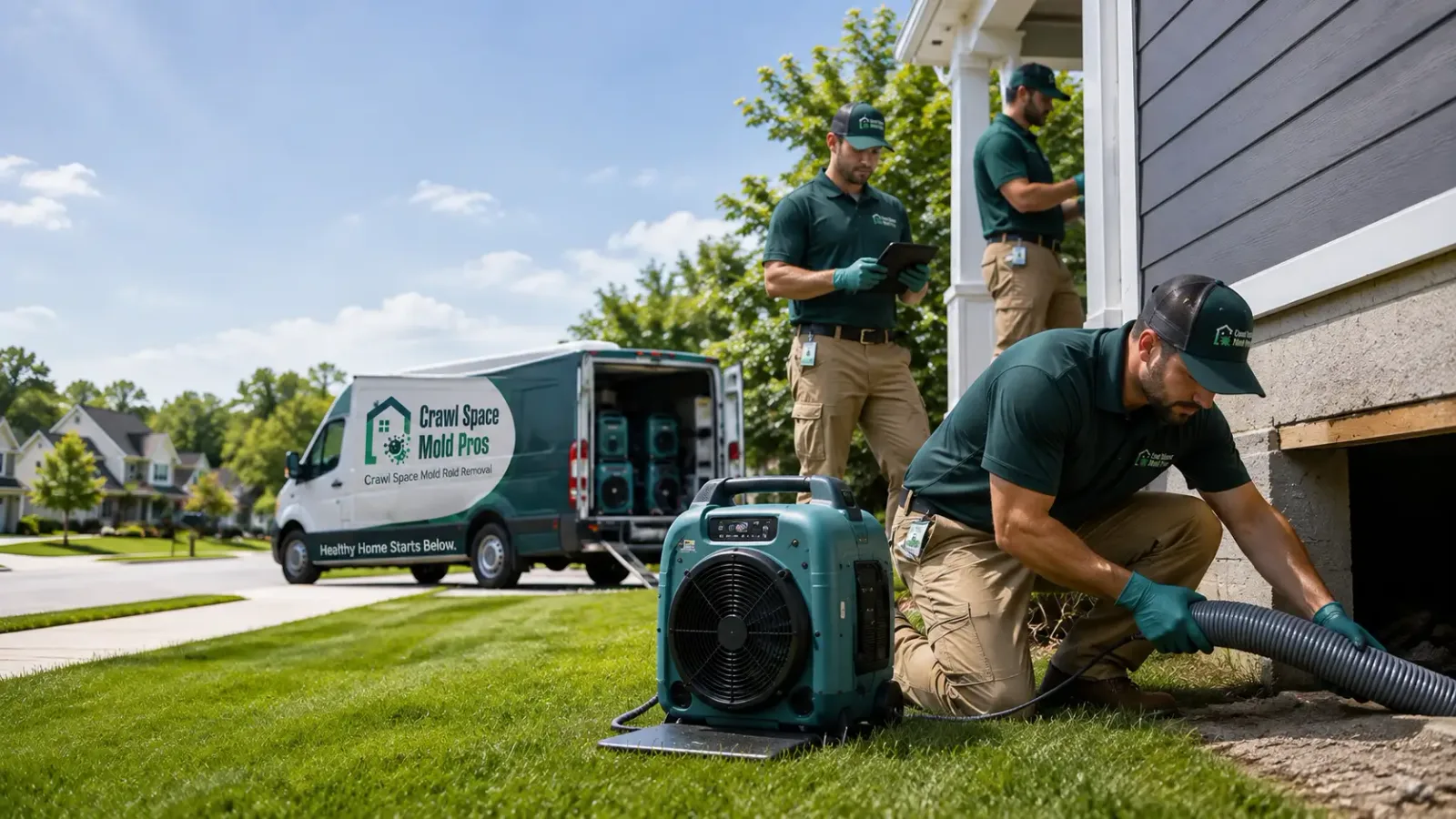 Crawl Space Mold Removal in Naselle, WA